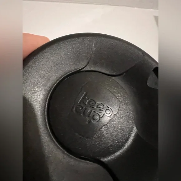 Ghostly international record label Black Travel Mug with Ghost Logo - Picture 2 of 3